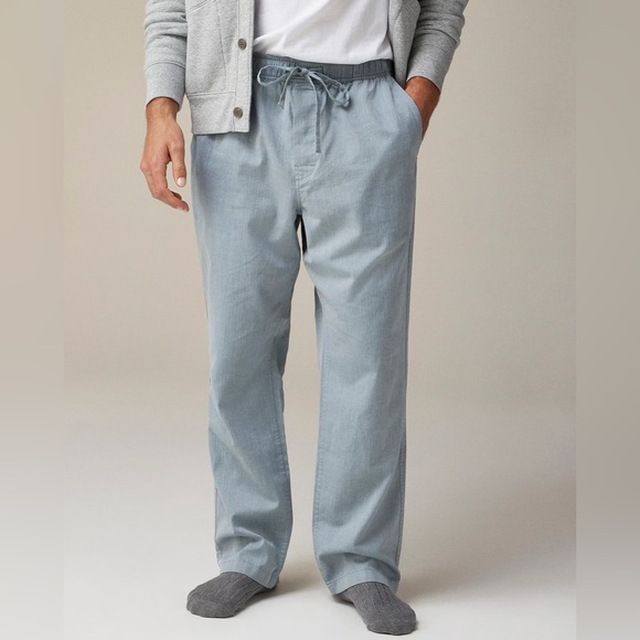 NWT J.crew Pajama pant in cotton herringbone - Picture 2 of 6